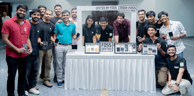 The Mecha team at India FOSS